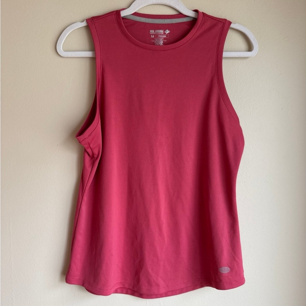 Reel Legends Pink Sleeveless Muscle Tee